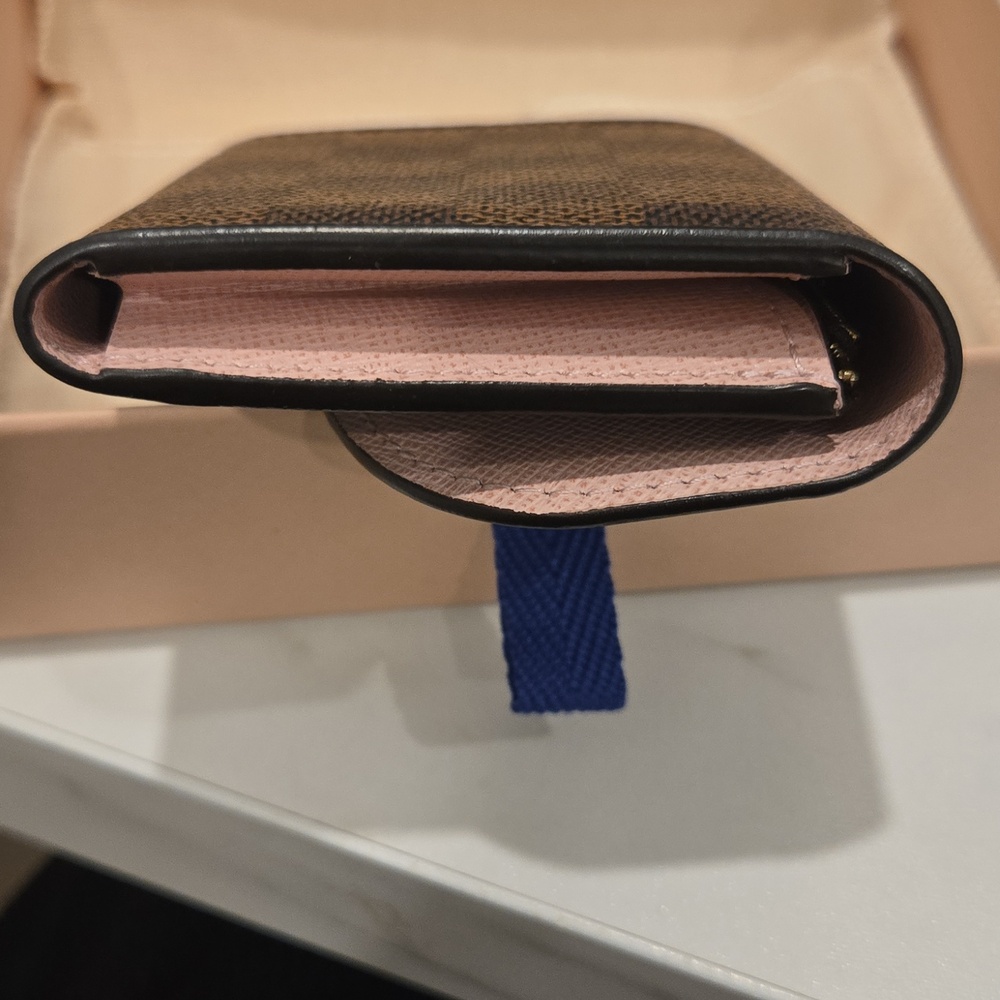 Louis Vuitton Brown Checkered Rosalie Wallet - Picture 8 of 10